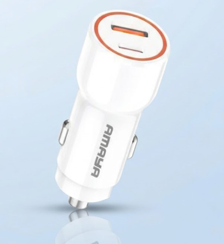  AMAYA ACC‑04 Car Charger – 22.5W Super Fast Charge, 2‑Port USB 