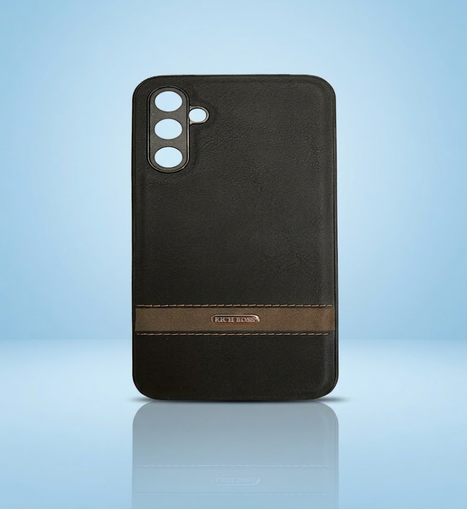  Rich Boss Leather Protective Case for Samsung M54 
