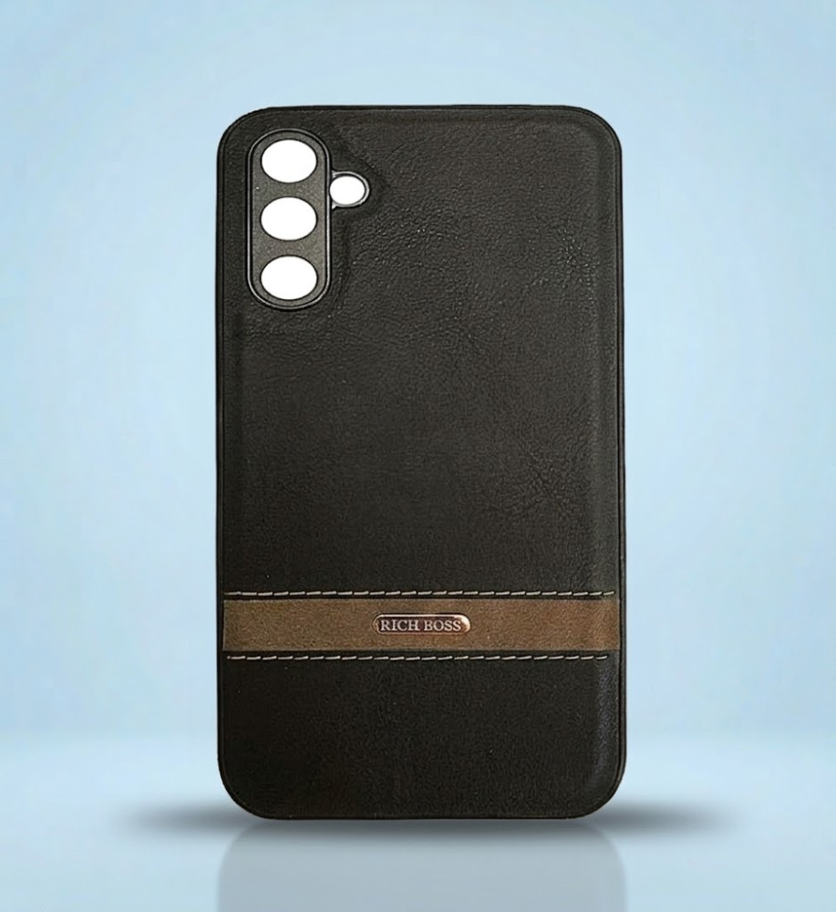  Rich Boss Leather Protective Case for Samsung A54 