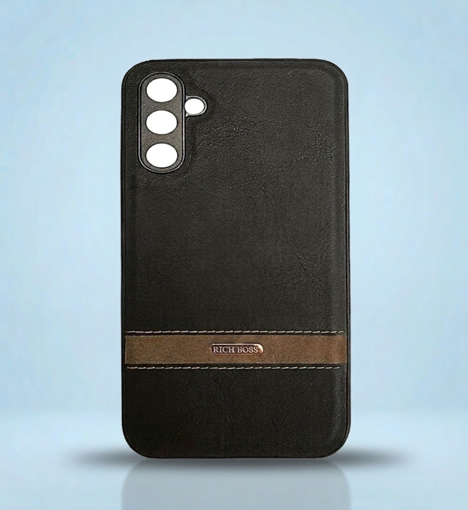  Rich Boss Leather Protective Case for Samsung A34 
