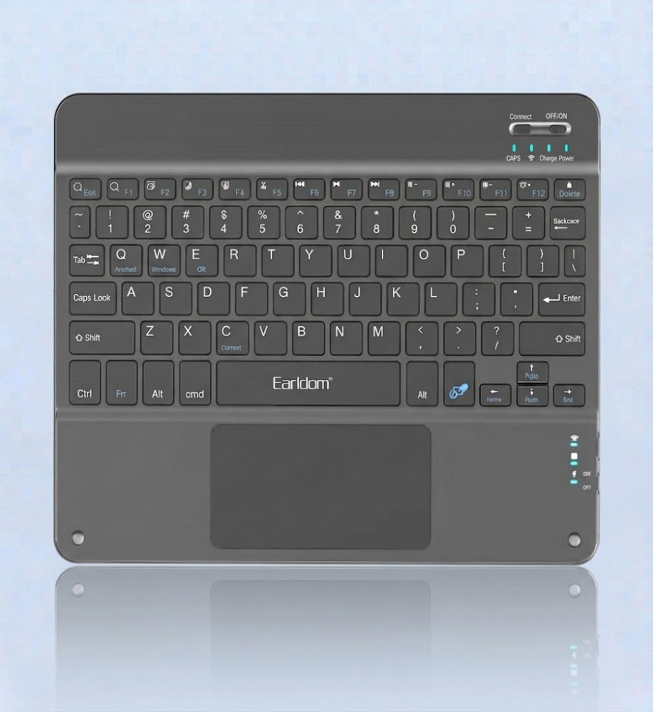  Earldom KB6 — Mini Wireless Keyboard 78 Keys (Bluetooth) — For PC, Tablet & Mobile 