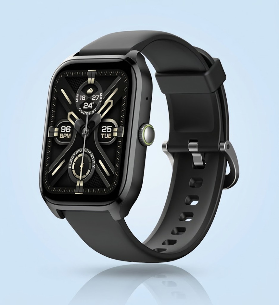  oraimo Watch 5 Lite, a high-resolution IP68 smartwatch with a 2.01-inch screen. 