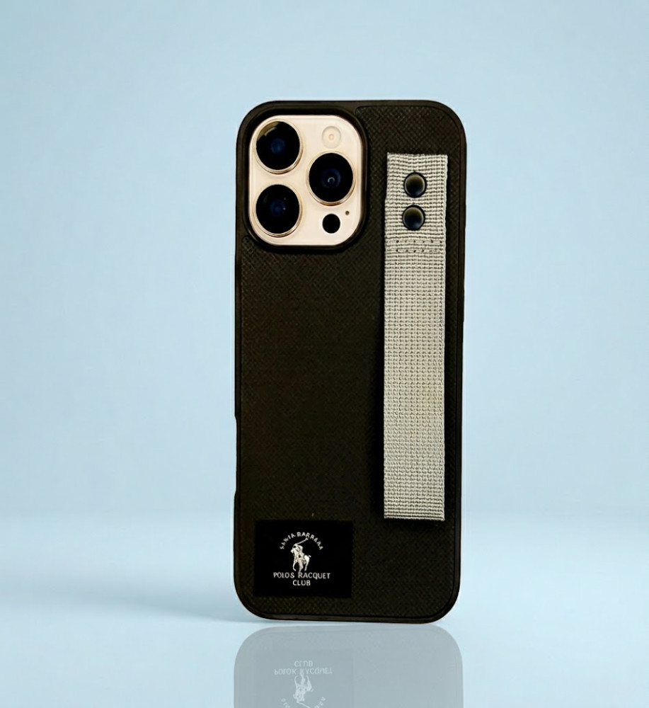  Polo Fabric Case, Luxury Design, Practical, Strong, High-Quality Polyester Texture, Scratch and Dirt-Resistant, Compatible with iPhone 16 Pro Max. 
