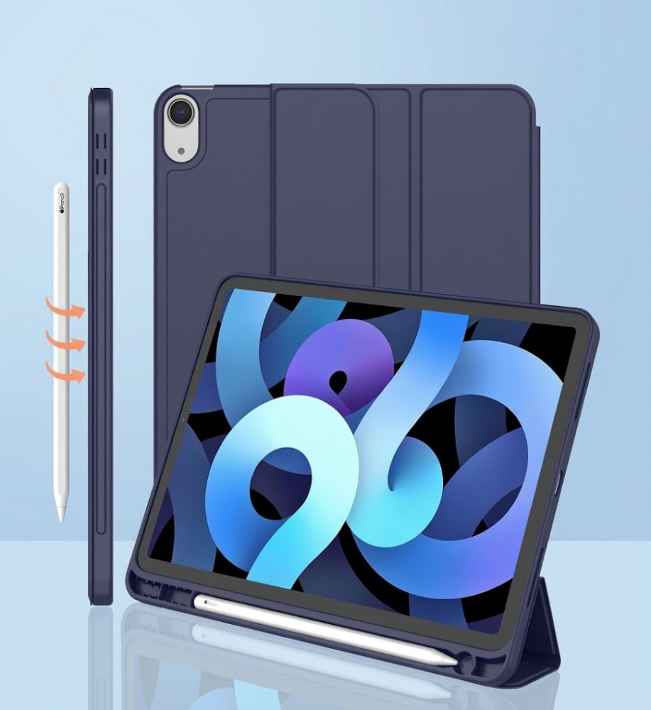  iPad 10th Gen 10.9-Inch 2022 Smart Case with TPU, Pencil Holder, Tri-Fold Stand & Auto Sleep/Wake 