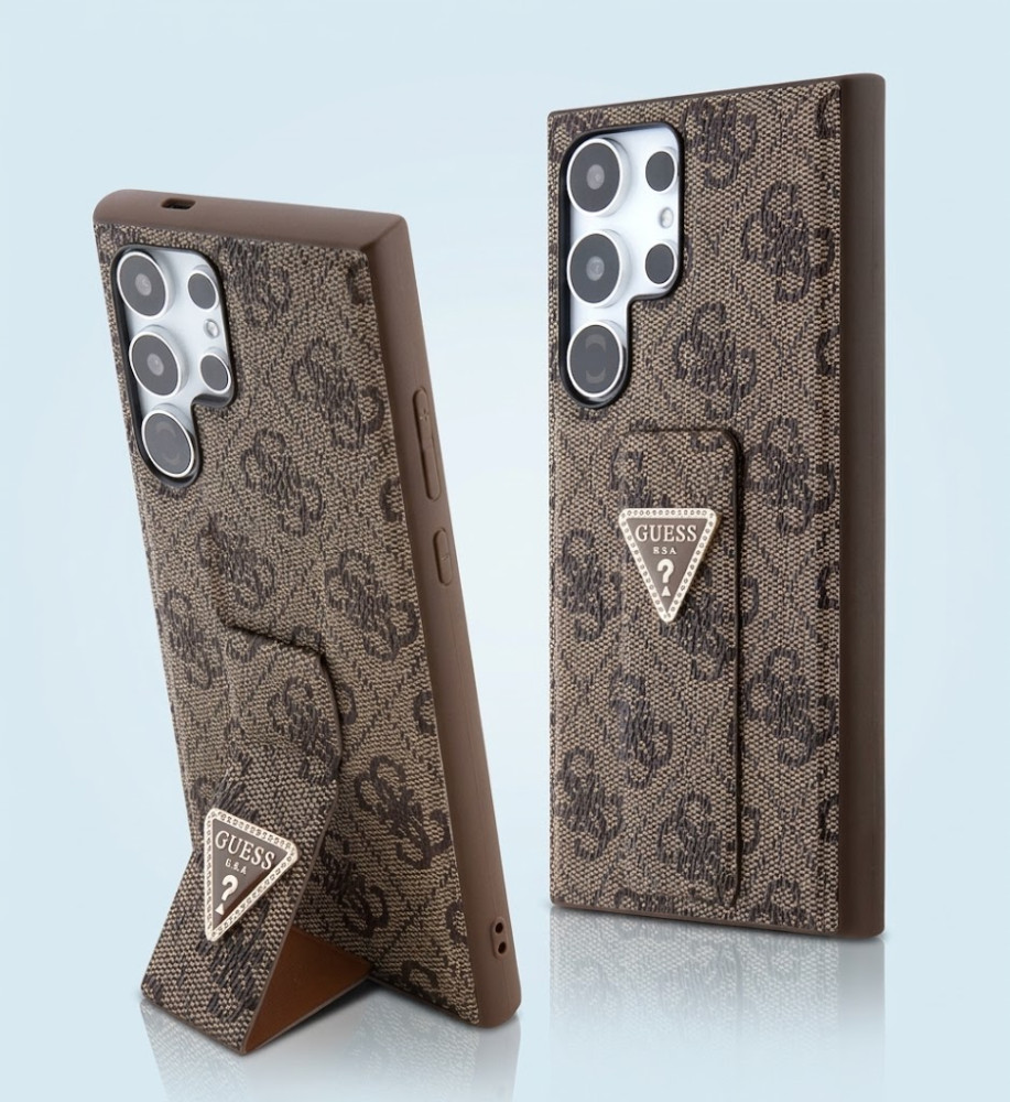  Guess Protective Case with a Luxurious Touch, Elegance and Durability with a Smart Grip, Drop Protection, Stylish Raised Crystal Logo, Easy Installation and Non-Slip Surface for SAMSUNG S23 Ultra 