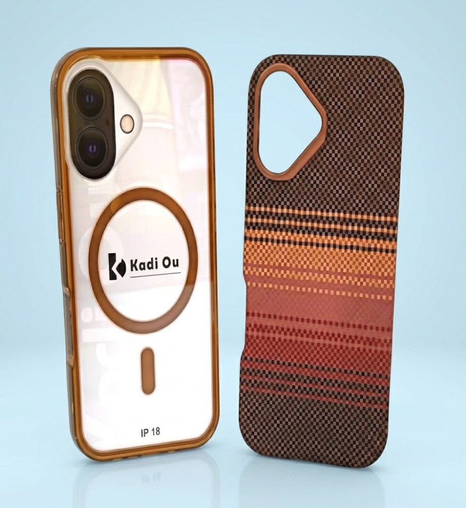  Luxury two-piece case (clear inner + magnetic carbon fiber outer cover), slim, fingerprint-resistant, and supports MagSafe, compatible with iPhone 16 