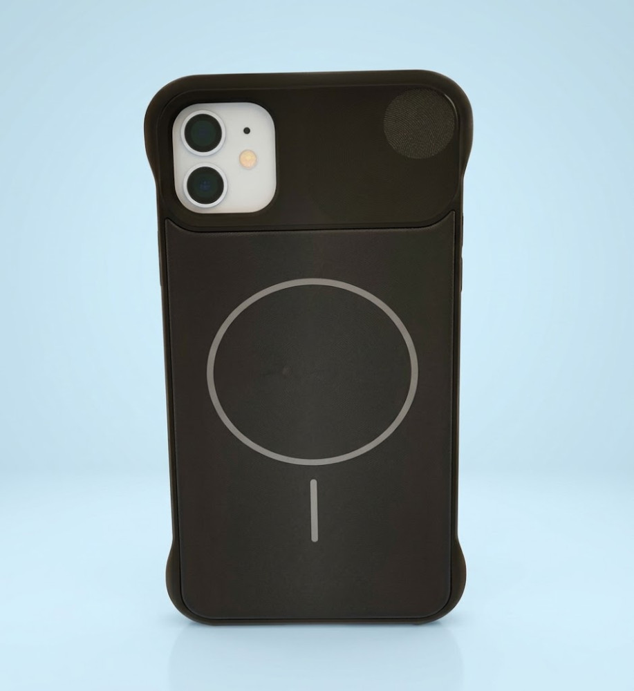  iPhone 11 Leather Texture Frameless Lightweight Case with Wireless Charging Support 