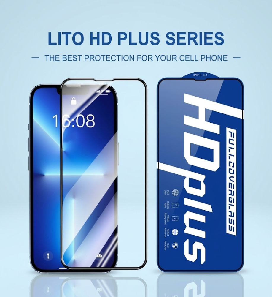  اسكرينة اوبو رينو 12F ليتو HD Plus زجاج حماية كامل شفاف 