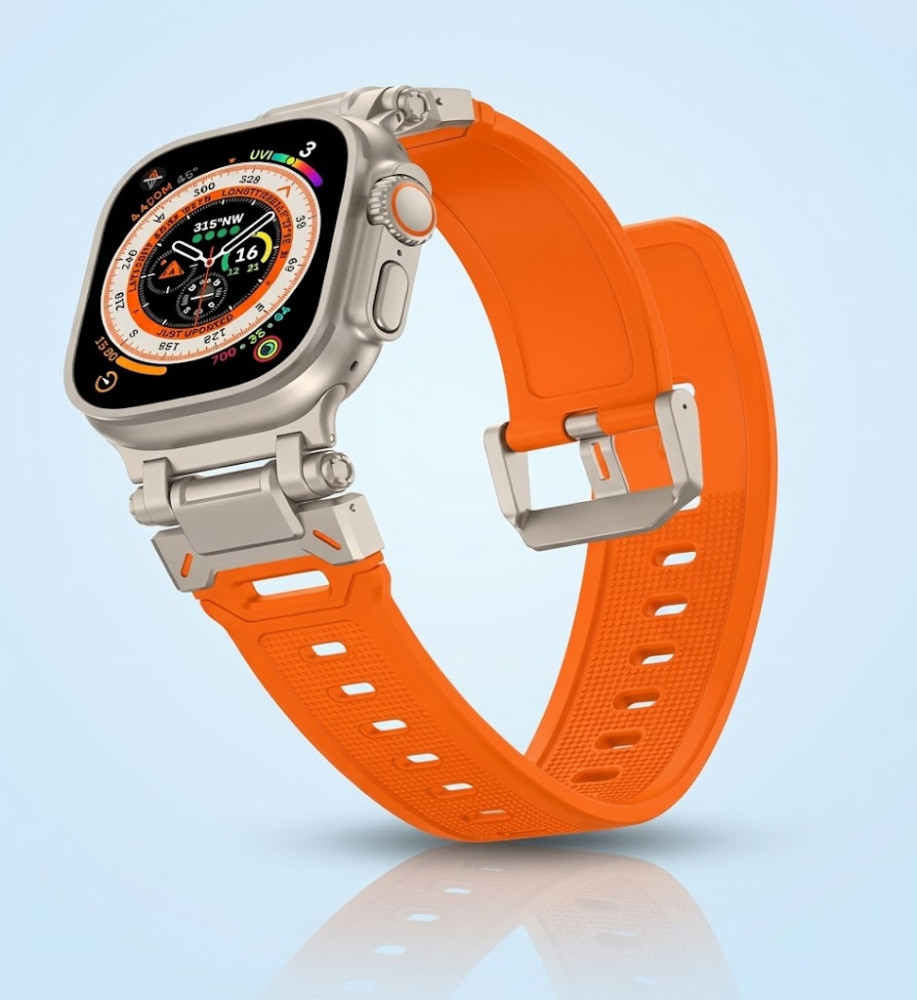  GRIPPIE Luxury Armor Style Sports Bands Compatible For iWatch 42/44/45/49MM 