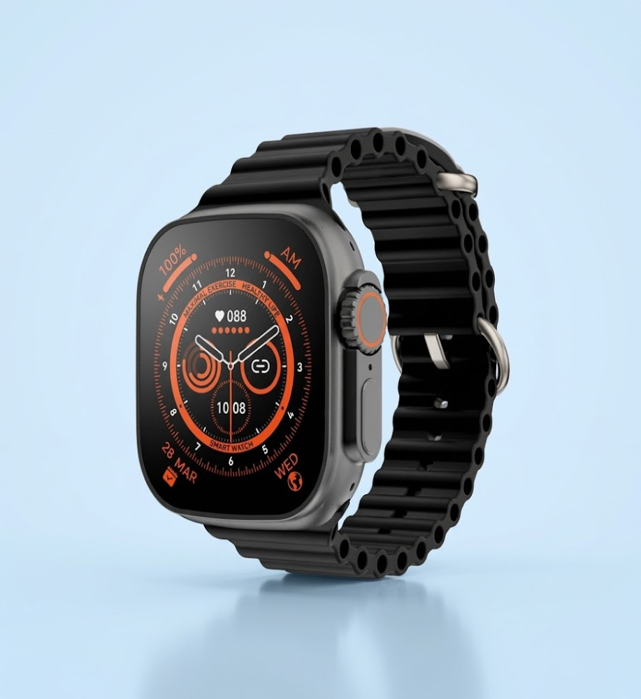  YOSHOOT YT-10 Smart Watch, Apple Watch Ultra Semi Orignal with 3 Straps 