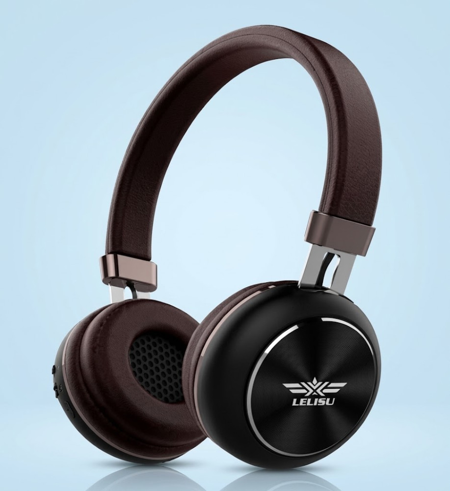  LELISU LS-219 Wireless Bluetooth 5.3 Headphones with 360° Stereo Sound, Built-in Microphone, AUX & Noise Reduction 