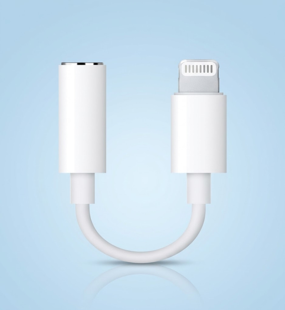  Lightning to 3.5mm Headphone Jack Adapter – iPhone AUX Cable for Connecting Hands-Free Headphones and Wired Headphones 