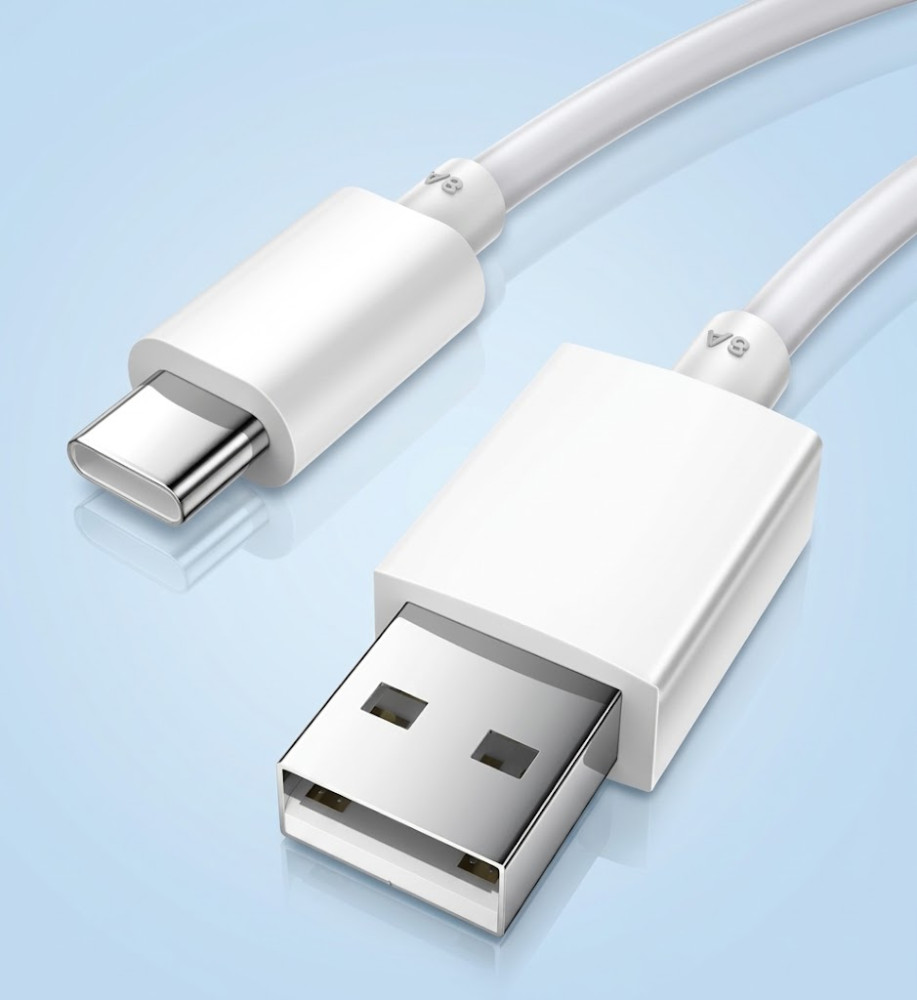  USB-A to USB-C 6.5A Charging Cable with SUPERVOOC Fast Charging Support Compatible with OPPO 