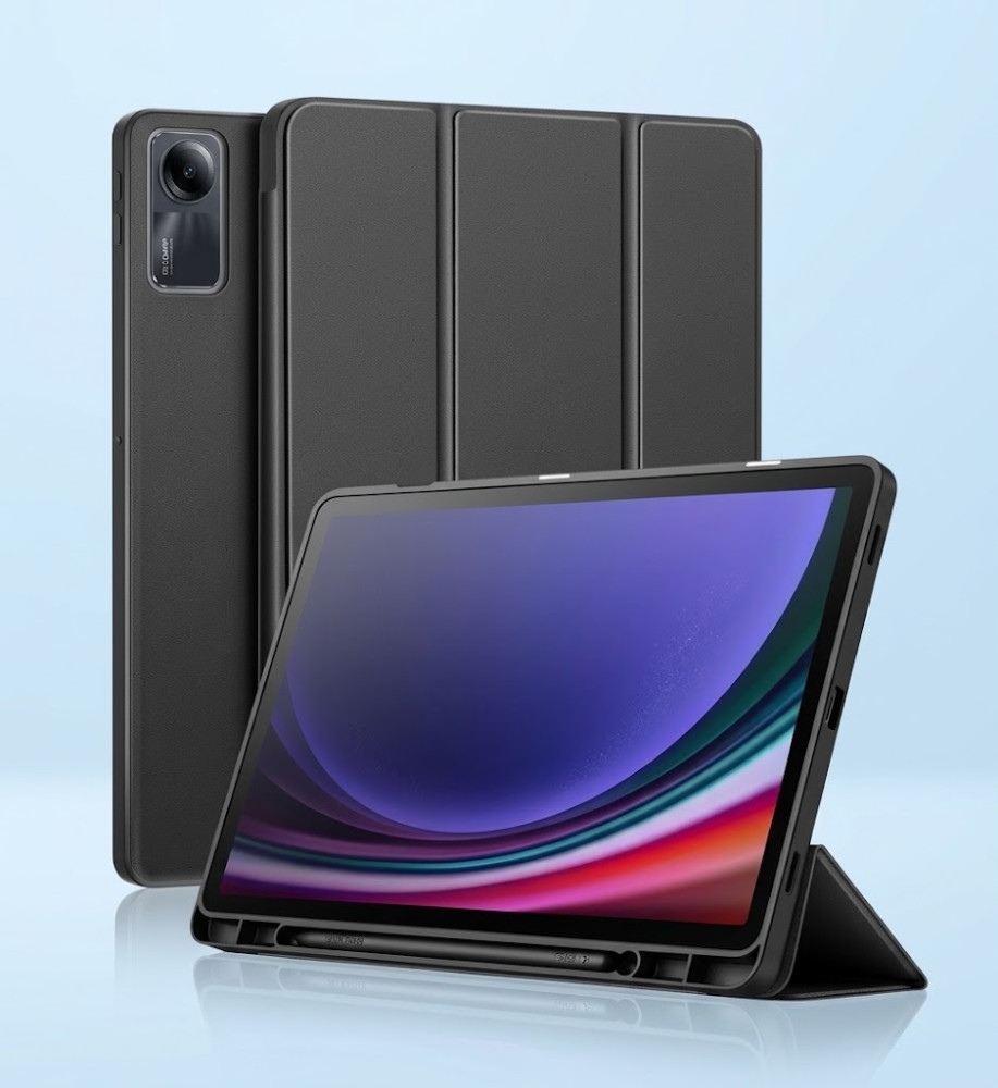  Xiaomi Redmi Pad SE 11-Inch 2023 Smart Case with Pencil Holder & Tri-Fold Stand 
