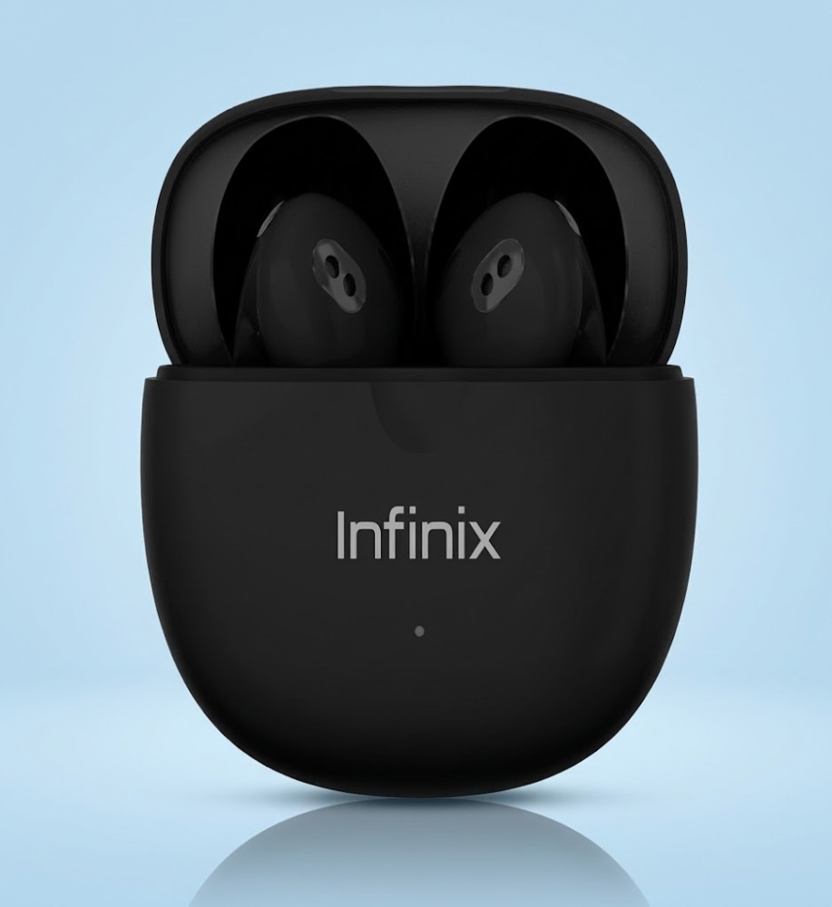  infinix XBuds 3 XE31 - Black : Bluetooth Earbuds, Clear Calls & Sound, Ai ENC Noise Cancellation 