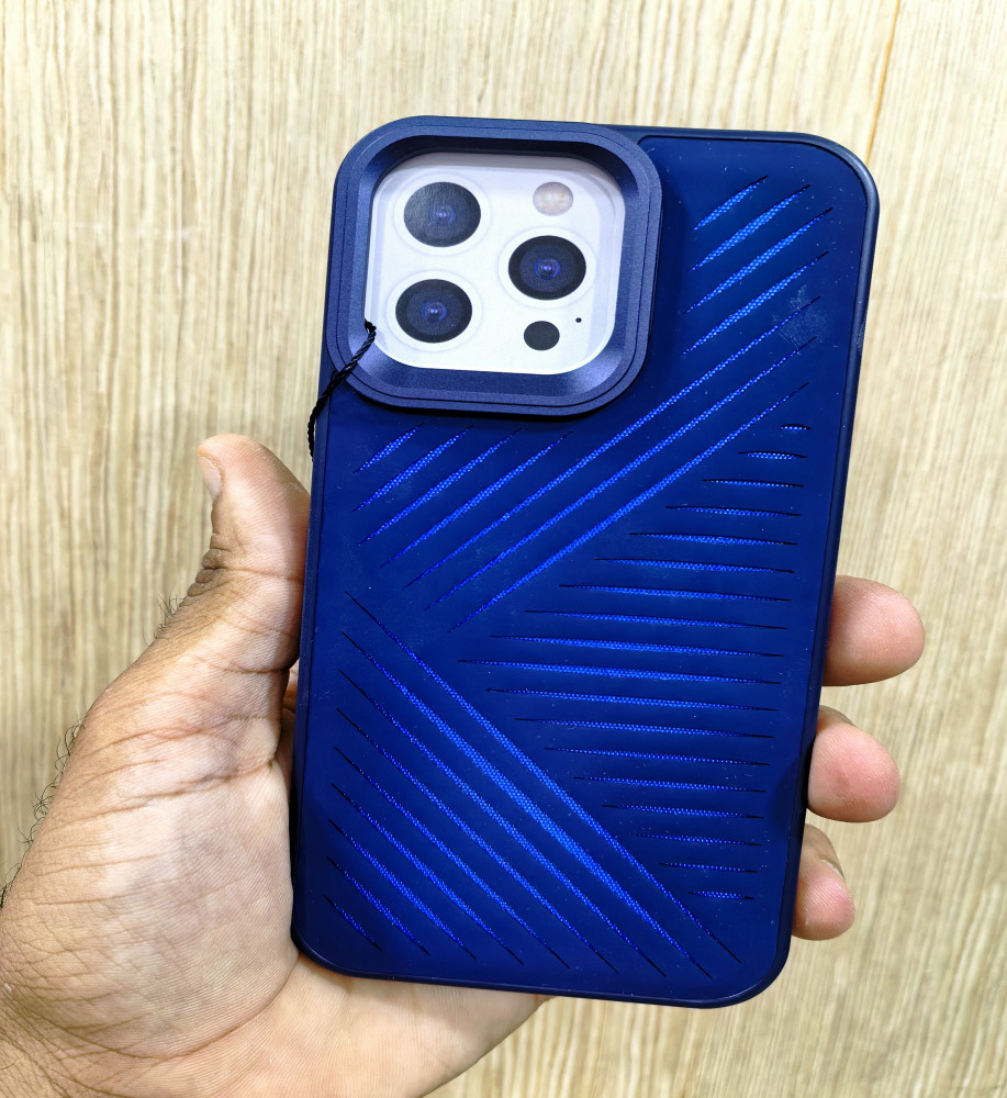  *Shockproof iPhone 15 Pro Max case with raised bezel for camera protection* 