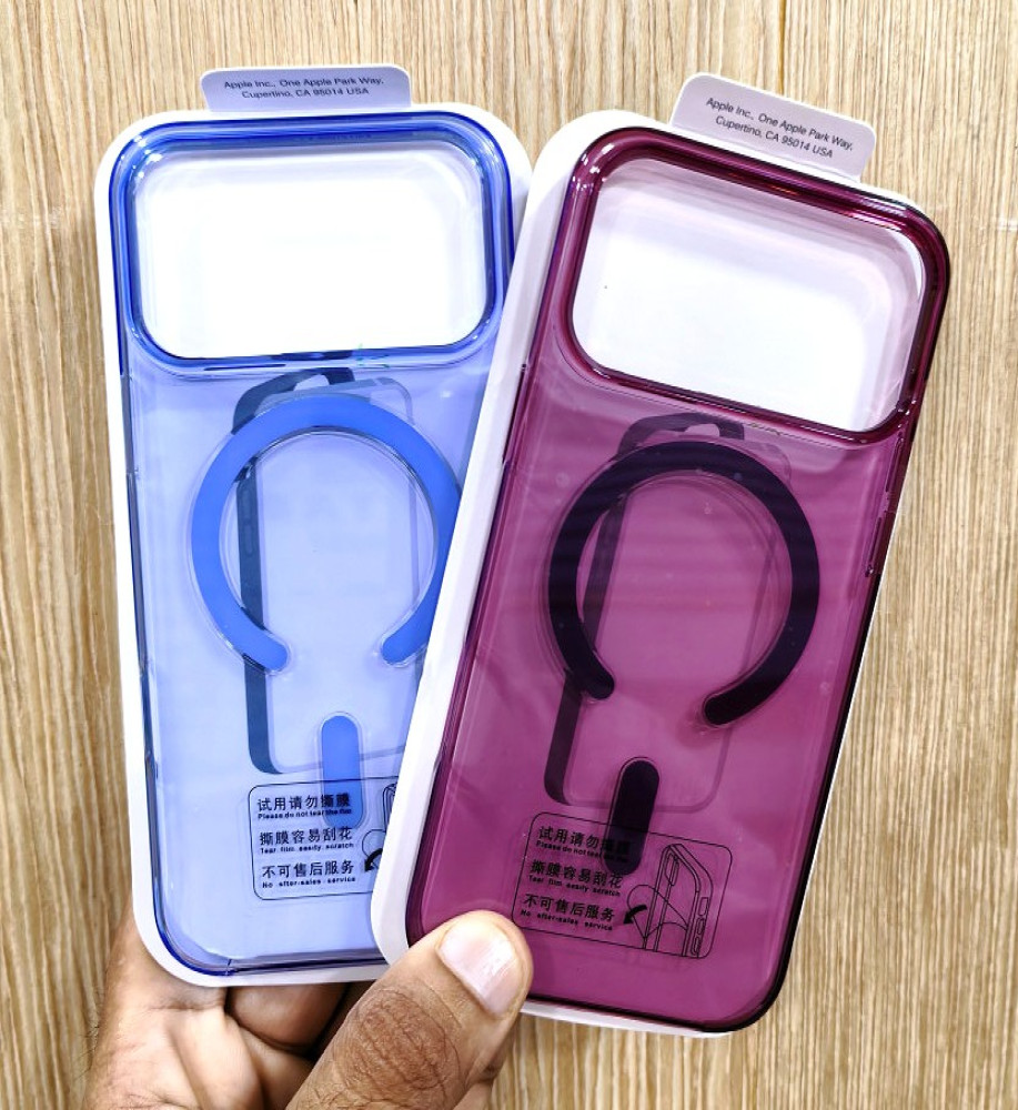 iPhone 18 Promax iC Transparent Famieh Mag Safe Case. 