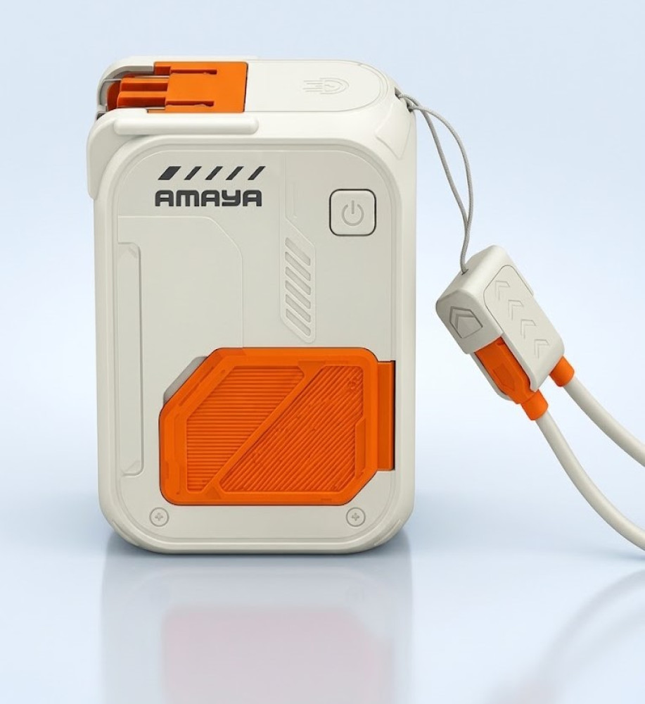  *Magnetic 10000mAh Power Bank and Wall Charger, 22.5W with 15W Wireless Charging MagPower with Type-C to Lightning Cable and EU/UK Adapters from AMAYA (Model APB-W130)* 