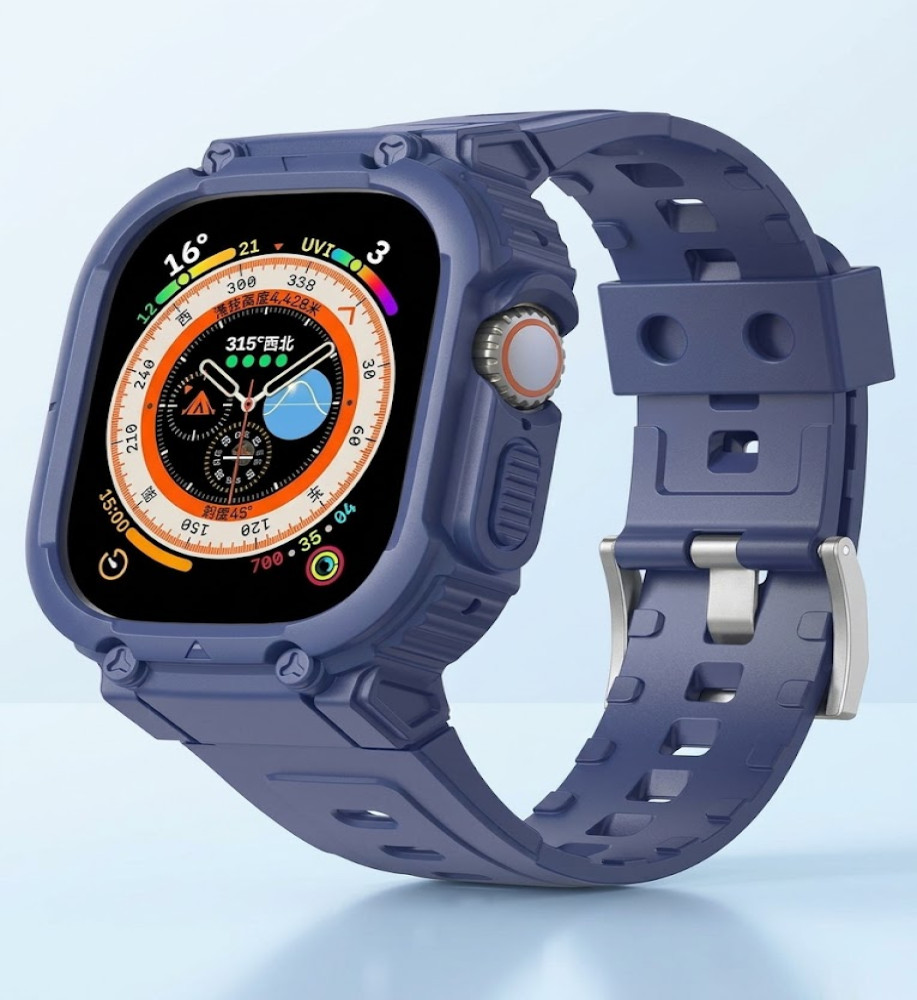  Band with Bumper Case Compatible with iWatch Ultra 49mm 42mm,44mm 