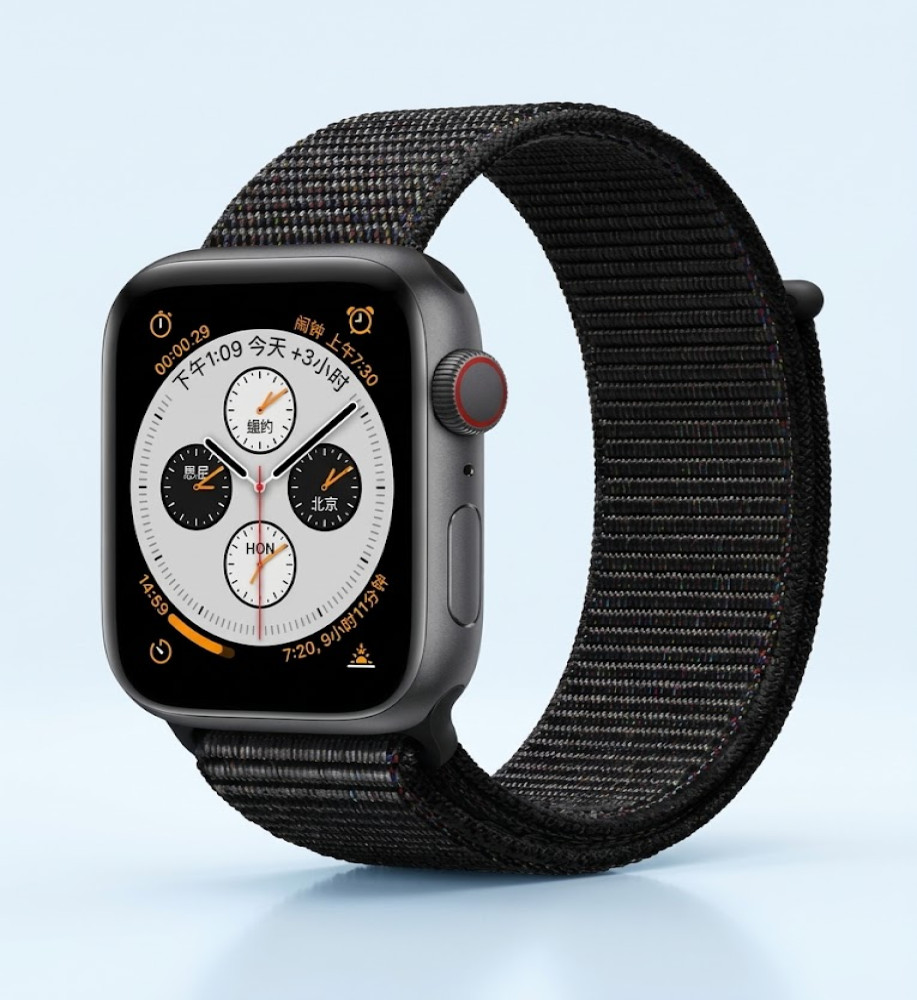  Cotteci Magic Tape Loop Back Watch Band For Apple Watch (38/40mm) W17 