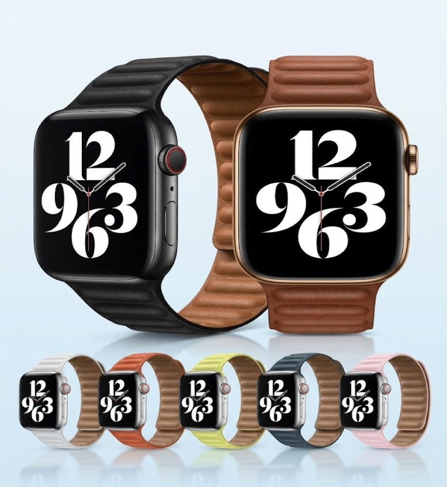  Skip to the beginning of the images gallery Magnetic Link Strap For Apple watch 42/44/45 